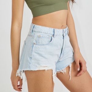 NWOT Garage festival jean shorts